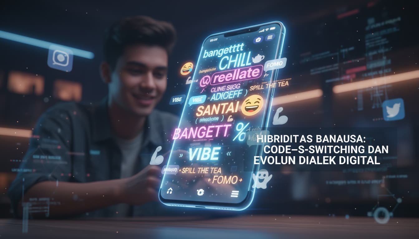 Hibriditas Bahasa: Fenomena Code-Switching dan Evolusi Dialek Digital di Media Sosial